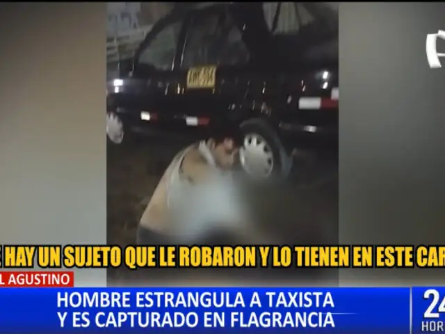 El Agustino: taxista estrangulado por pasajero tenía antecedentes por robo agravado