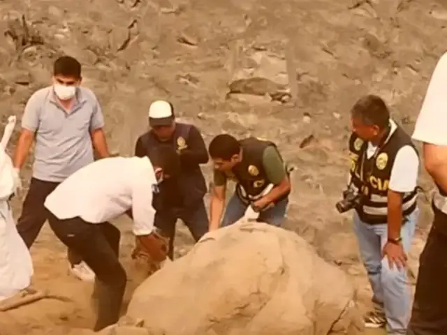 Policía halla fosas clandestinas en La Molina con restos humanos