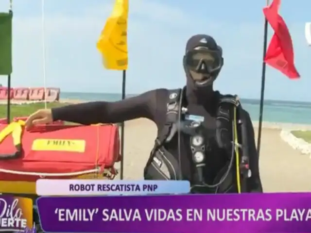 Emily: robot salvavidas pueden rescatar a ocho personas como máximo en la playa