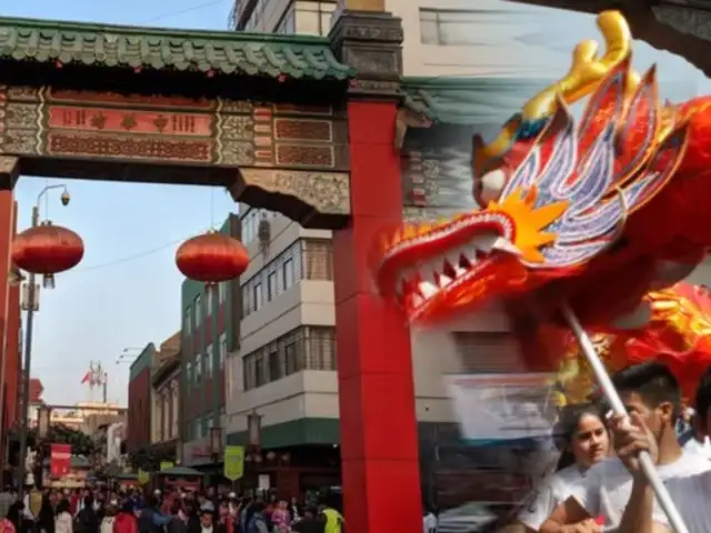 Centro de Lima: así se celebró desfile del dragón por llegada del Año Nuevo Chino