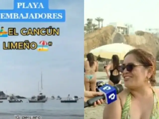 Playas virales en TikTok colapsan por llegada masiva de bañistas: ¿el Cancún limeño?