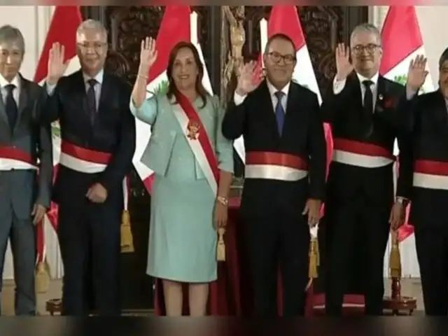 Dina Boluarte tomó juramento a nuevos ministros de Economía, Defensa, Ambiente y Energía y Minas