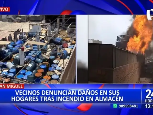 San Miguel: vecinos denuncian que están en peligro por bidones que tendrían material tóxico