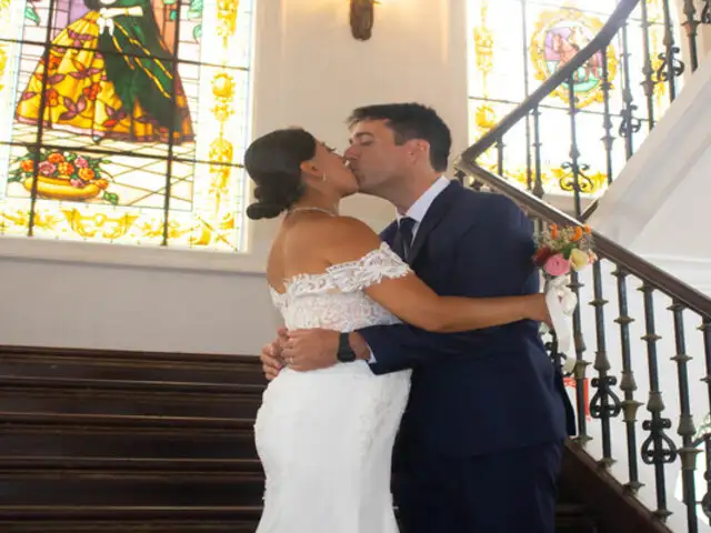 Español conoció a su pareja por aplicativo y se casó en magdalena en el día del amor