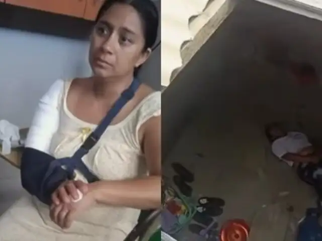 Chiclayo: acusan a policía de empujar a mujer de segundo piso en confusa intervención