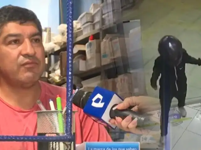 Se llevaron 2 mil soles: Roban farmacia por cuarta vez en Los Olivos