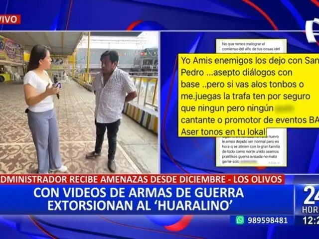 Los Olivos: administrador de "El Huaralino" se mantiene firme ante amenazas: "Hemos redoblado la seguridad"