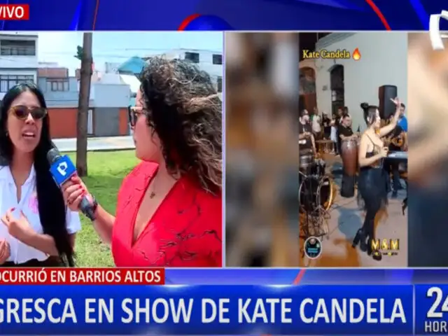 Kate Candela tras gresca en Barrios Altos: “Corrí, cada uno es responsable en la calle de su vida"