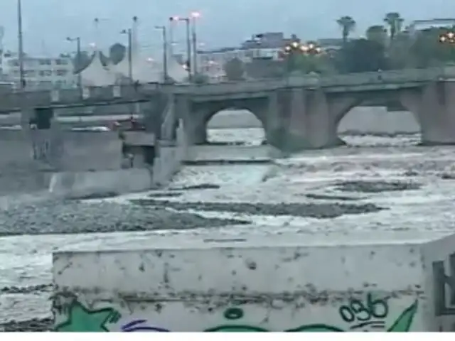 COEN reporta un incremento del caudal del río Rímac tras llovizna