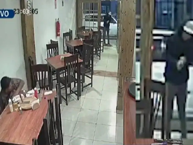 Atentado en VMT: presunto extorsionador inicia balacera en pizzería llena de comensales
