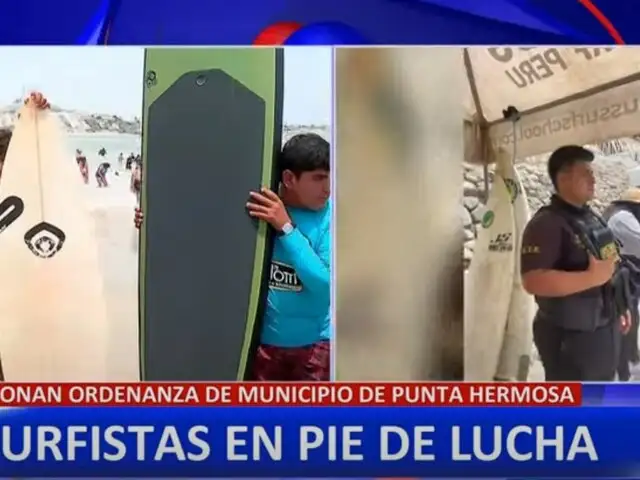 Punta Hermosa: surfistas protestan por restricciones municipales para dictar clases en playas