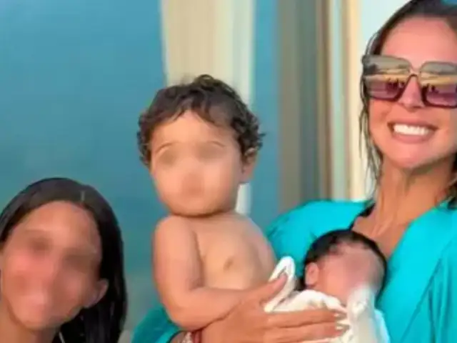Ana Paula Consorte celebra primer mes de su bebÃ© sin Paolo Guerrero