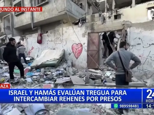 Isarel y Hamás evalúan tregua para intercambiar rehenes por presos