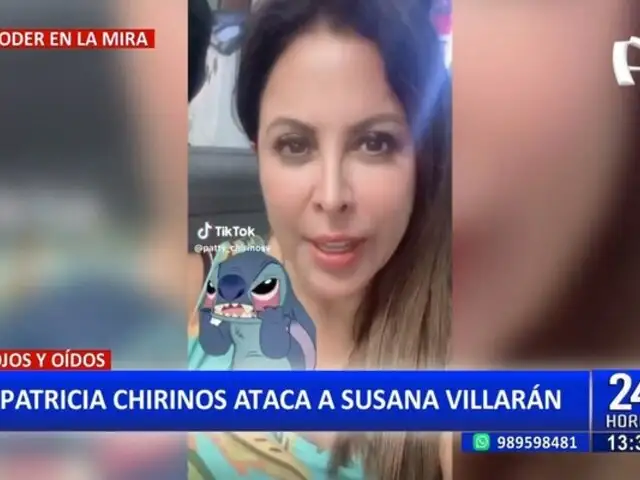 Patricia Chirinos critica a Susana Villarán: "Ahora aparecen veraneando, la justicia tarda pero llega"