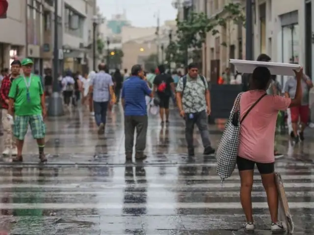 Senamhi pronostica lluvias en Lima Metropolitana hasta el sábado 2 de marzo