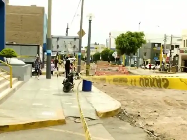 Callao: vecinos y conductores perjudicados por obras en avenida Sáenz Peña