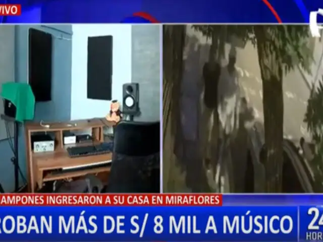 Miraflores: asaltan a músico y le roban cerca de S/8 mil en instrumentos