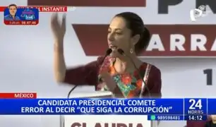 "Que siga la corrupción": Candidata a la presidencia de México comete error durante discurso