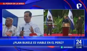 ¿Es viable replicar el "Plan Bukele" en el Perú?, ministro de Justicia responde