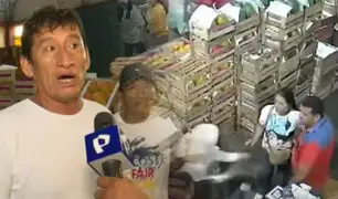 Delincuentes armados ingresan para robar en el Mercado Mayorista de Frutas en La Victoria