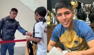 El tierno gesto de Piero Quispe: le regala entradas a un niño en México