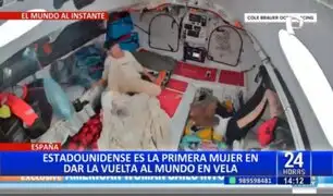 España: Estadounidense es la primera mujer en dar la vuelta al mundo a bordo de su velero