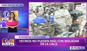 Cercado de Lima: Vecinos denuncian que recicladores se apoderan de pistas y veredas