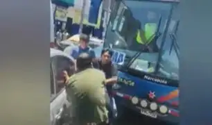 Taxista y chofer de bus se pelean en La Victoria: testigo que incitó violencia habría incurrido en delito