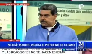Nicolás Maduro compara a presidente de Ucrania con su Juan Guaidó