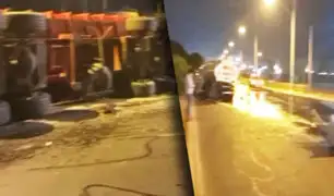Triple choque provoca caos vehicular en la avenida Néstor Gambetta en el Callao