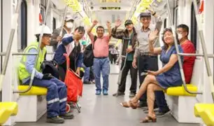Más de 2 millones de personas se movilizaron en el primer tren subterráneo del país