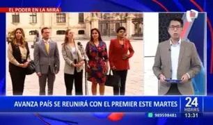 Bancada de Avanza País se reunirá con premier Adrianzén la próxima semana