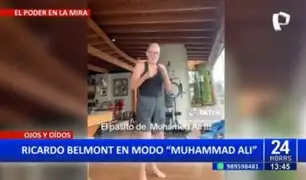 Ricardo Belmont reaparece en modo "Muhammad Ali"