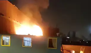 Vela encendida habría desatado incendio en una quinta en Breña