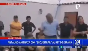 Antauro Humala amenaza con enviar militantes a Europa para "secuestrar" al rey de España