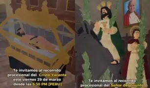 Semana Santa en Roblox: usuarios del juego invitan a procesión virtual para conmemorar pasión de Cristo