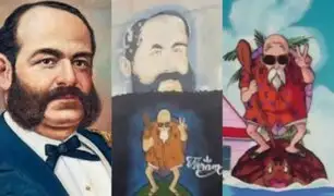 Tapan a Miguel Grau con el Maestro Roshi: polémica por mural de Dragon Ball en La Victoria