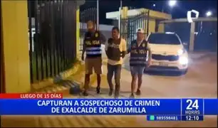 Tumbes: capturan a presunto delincuente que participó en asesinato de exalcalde de Zarumilla
