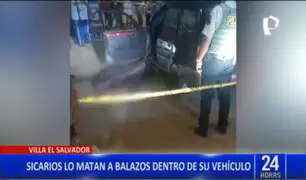 Villa El Salvador: sicarios interceptan a su víctima y lo asesinan dentro de su vehículo