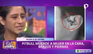 Perros pitbull atacan a madre de familia y pierde parte de la oreja