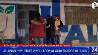 Gobierno de Junín: incautan más de 80 mil soles en allanamiento por presuntas contrataciones irregulares