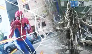¡Chau cables aéreos! Spiderman en busca de las telarañas más “rochosas” de Lima