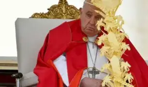 Papa Francisco no lee la homilía en misa de Domingo de Ramos:  suman 4 semanas sin discursos largos