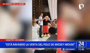 Martín Vizcarra cambia a "Lagartito" por "Mickey Mouse"
