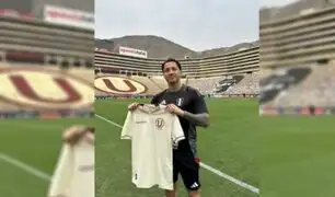 Gianluca Lapadula tras recibir camiseta de Universitario: “Está hermosa”