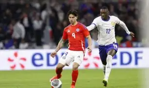 La primera caída del "Tigre": Francia venció por 3-2 a Chile en partido amistoso