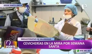 Santa Anita: Realizan operativo contra cevicherías insalubres por Semana Santa