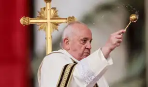 Papa Francisco preside misa de Pascua donde abordó los conflictos en Europa y Medio Oriente