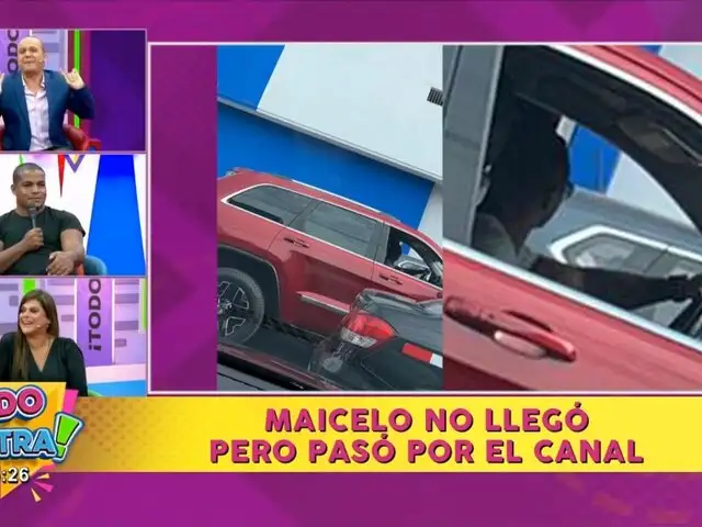 Jonathan Maicelo es captado en auto después de cancelar su participación en Todo se Filtra
