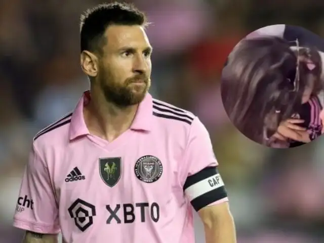 Niña recibió un pelotazo de Messi y la reacción de su padre se hizo viral: “Le pegó a la nena”